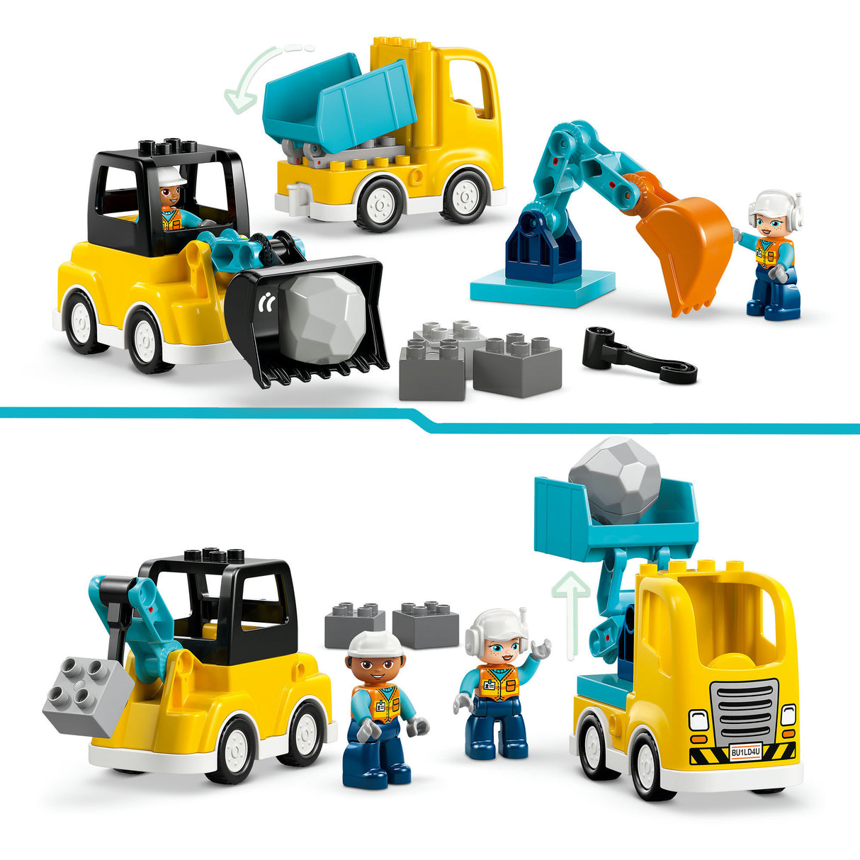 Lego Duplo Town 10475 3in1 Baufahrzeuge