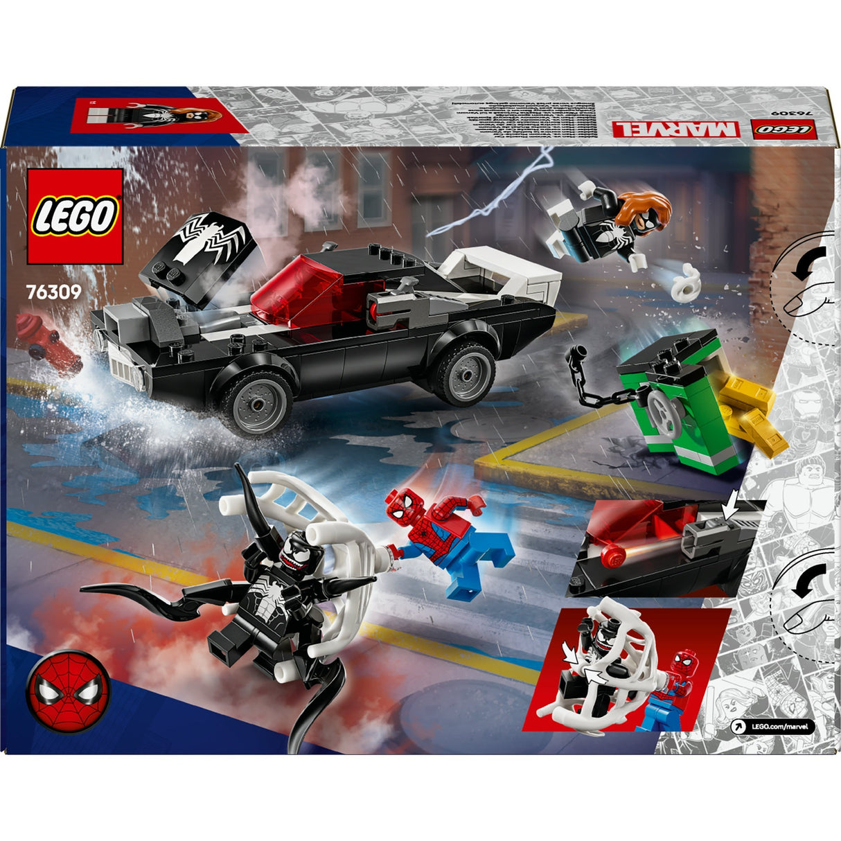 Lego® Marvel Spider-Man vs. Venoms Oldtimer – 76309