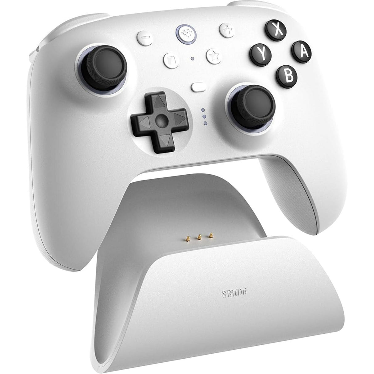 8bitdo Ultimate 2 Bluetooth-Controller (weiß, PC, Switch 2, Bluetooth USB-C 2,4 GHz)