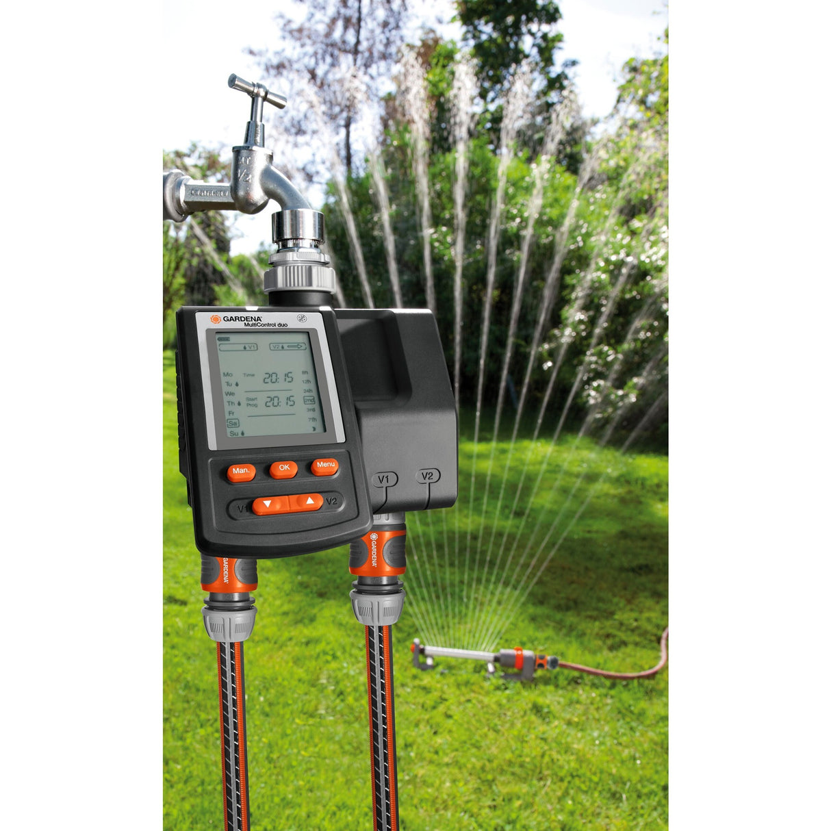 Gardena Gardena Sprühen von Computer Multicontrol Duo