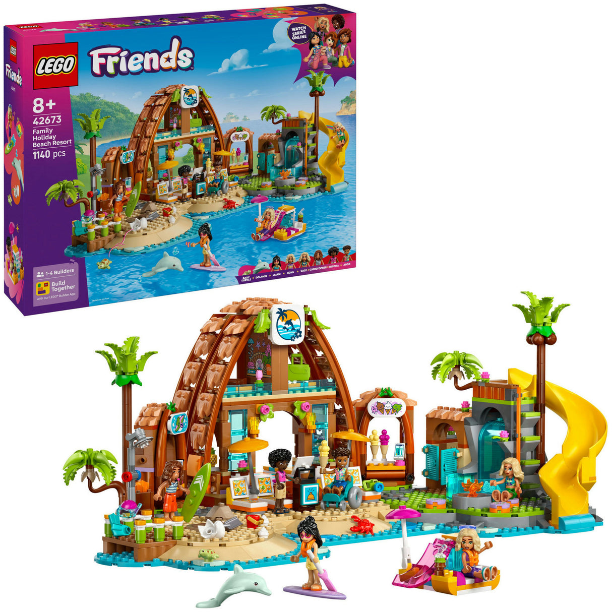 Lego Friends 42673 Familienferien-Strandresort