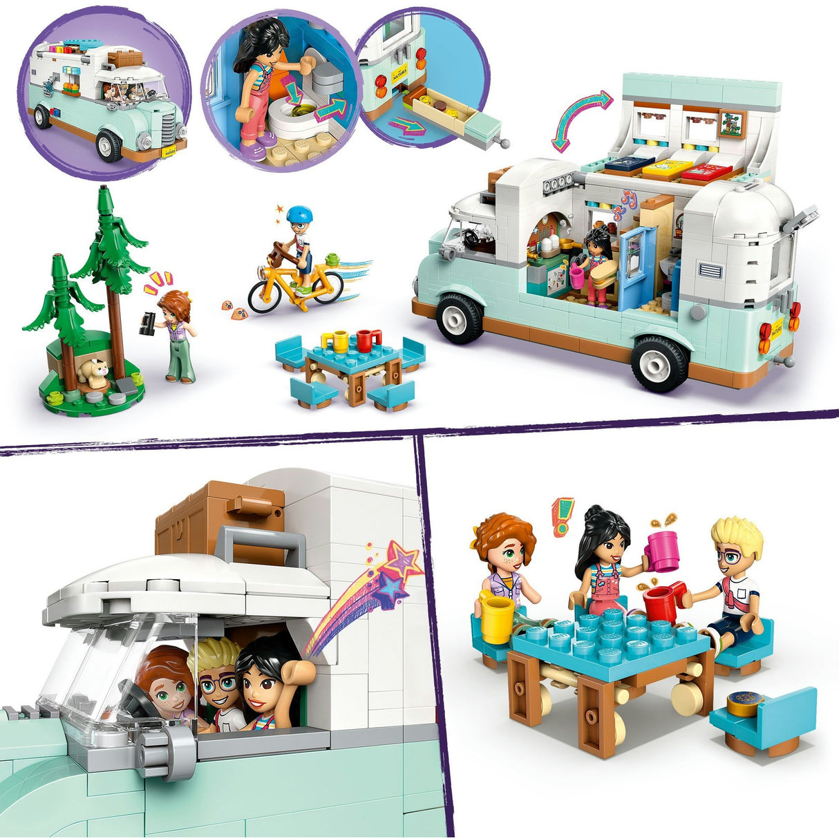 Lego Friends 42663 Wohnmobil-Abenteuer mit Freunden