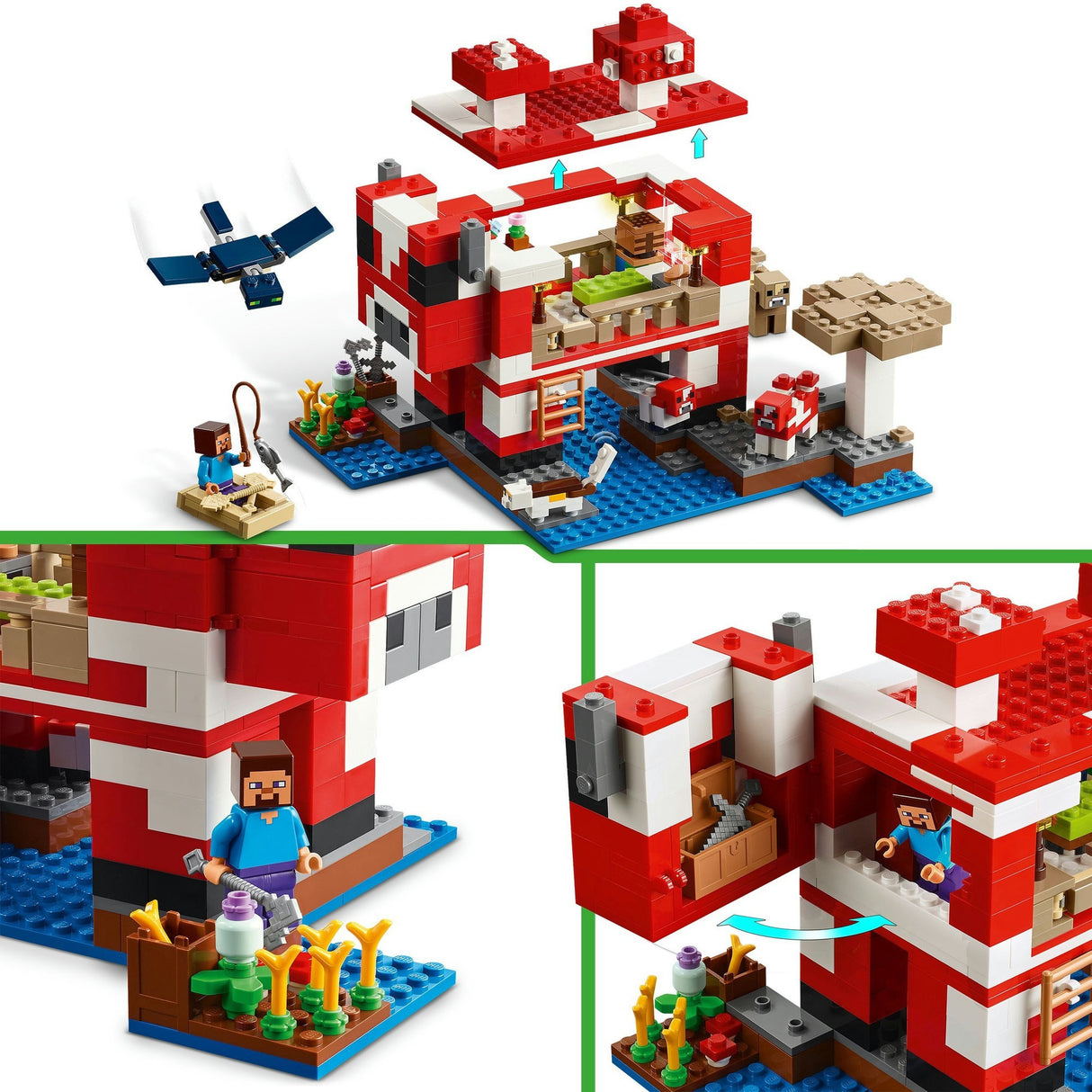 Lego Minecraft 21270 Das Mooshroom-Haus