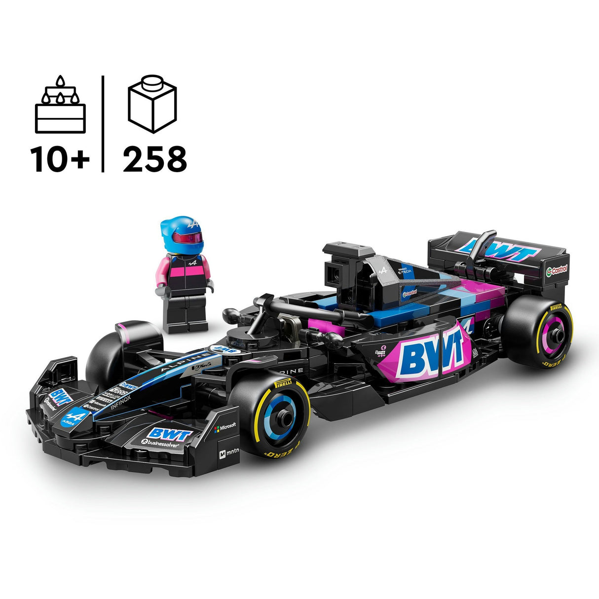 Lego Speed Champions 77248 BWT Alpine F1 Team A524 Rennwagen