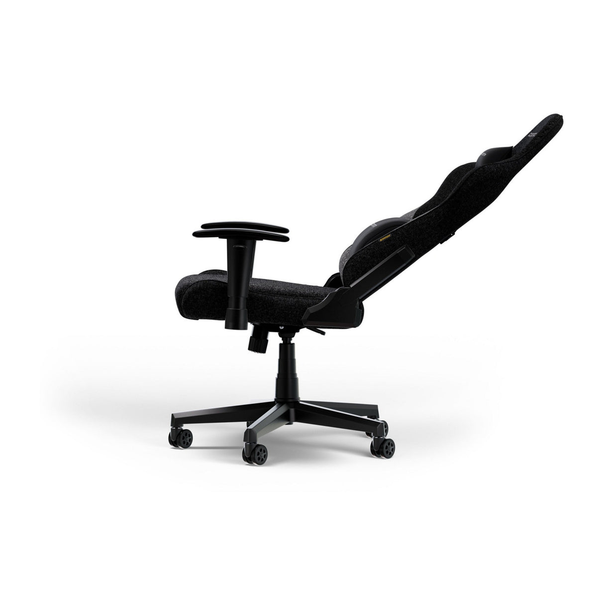Dxracer prince l black grey fabric gamestoel (zwart)