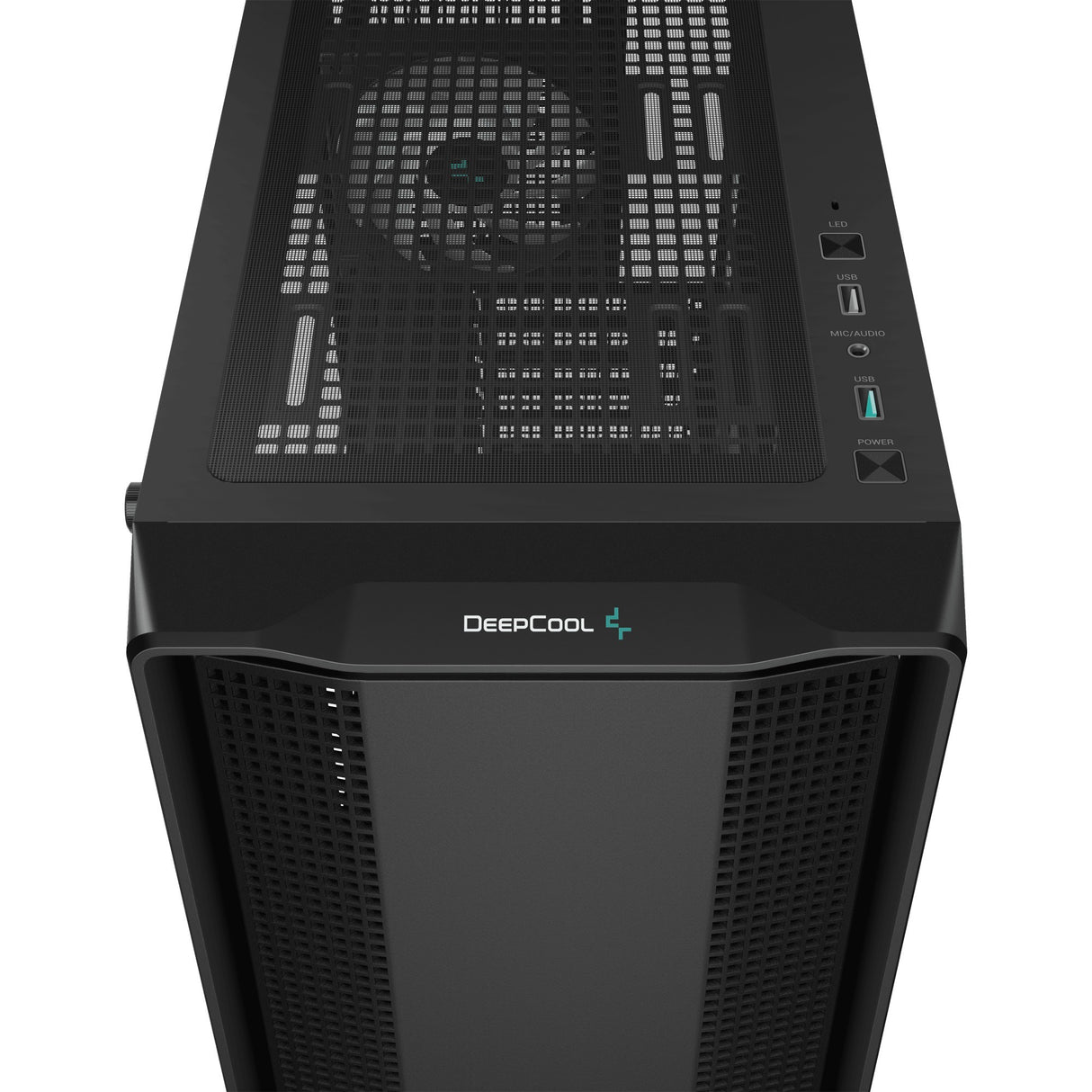 Deepcool cc560 v2 Midi-Tower-Gehäuse (schwarz | 2x USB-A | gehärtetes Glas)