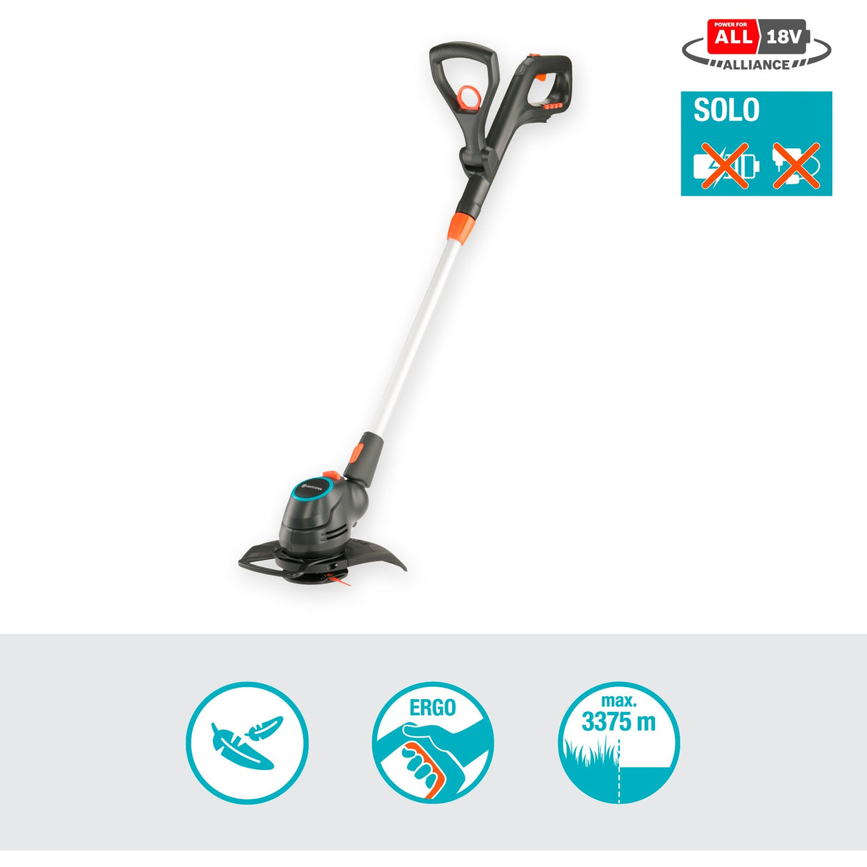 Gardena Produkte Akku-Trimmer ComfortCut 23 18V P4A Solo