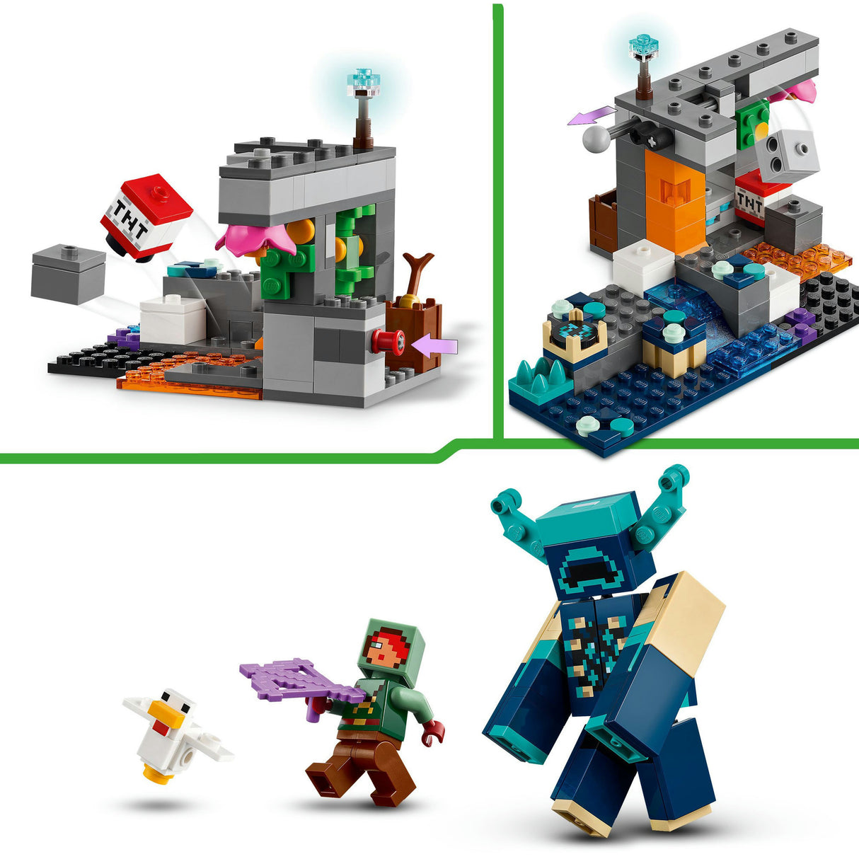 Lego Minecraft 21274 das Treffen mit dem Vorgesetzten