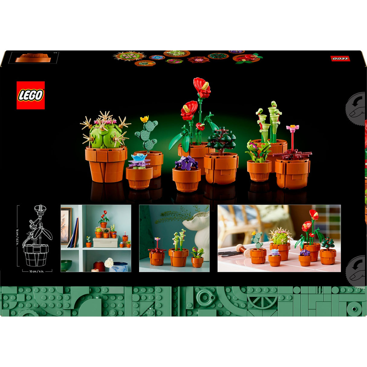 Lego -Ikonen 10329 Mini -Pflanzen