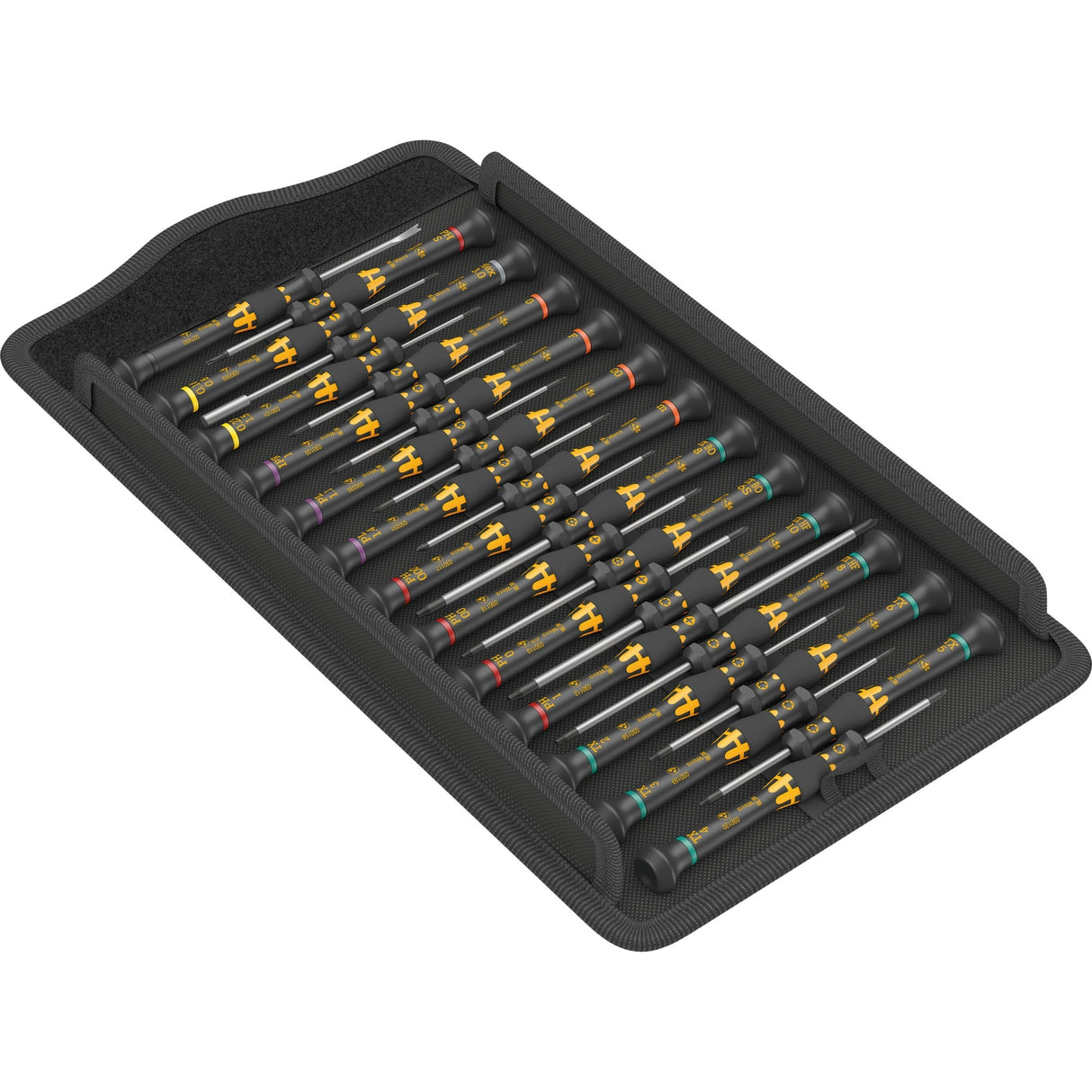 Wera Kraftform | Mikro-ESD | Großpackung 1 | Schraubendrehersatz | Elektriker | 25 Stück - 05134019001