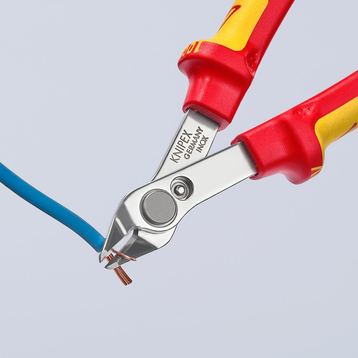 Knipex Elektronik Super Knips® VDE 78 06 125 Elektronikzange (rot gelb)