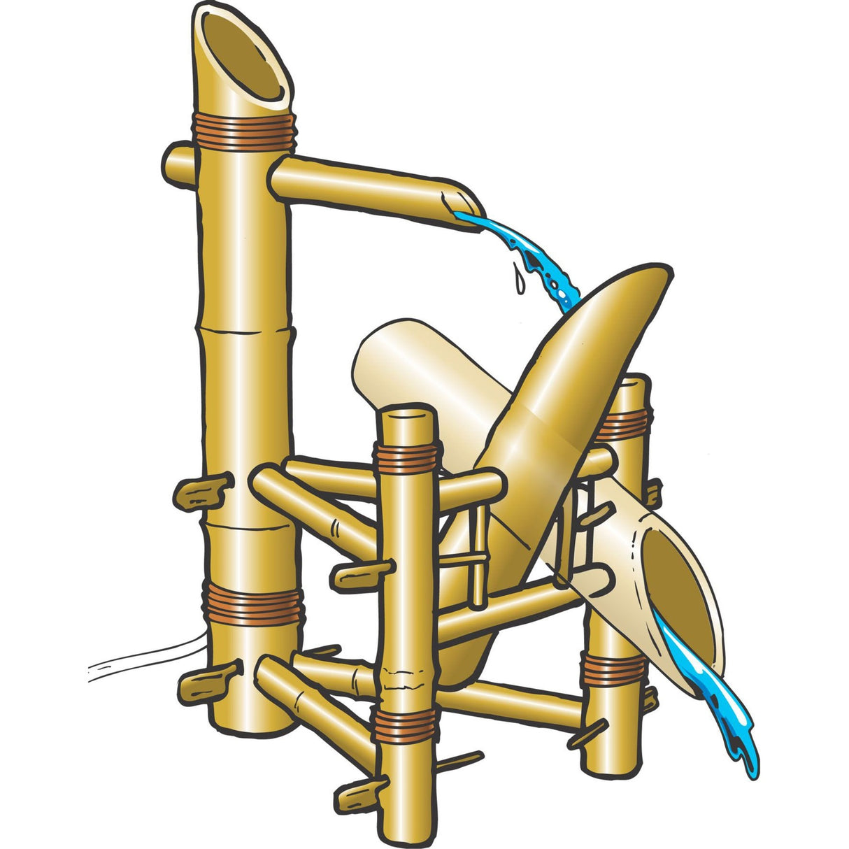 Ubbink Acquarte Bamboo Watertuimelaar
