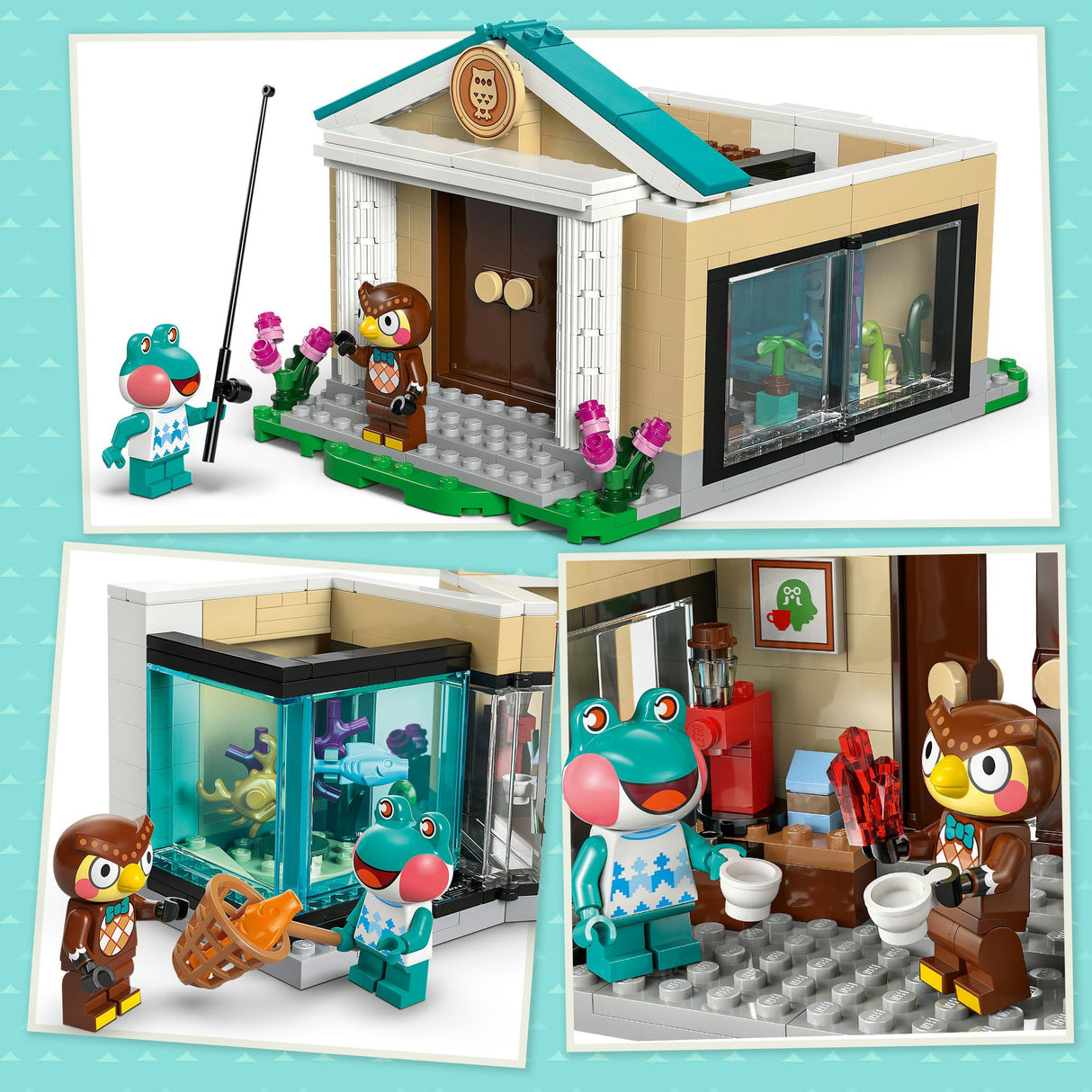 Lego Animal Crossing 77056 Blathers Museumssammlung