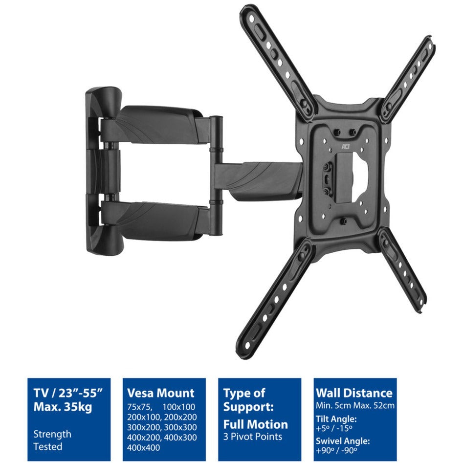 TV-Wandhalterung Act AC8354 schwarz 55 Zoll