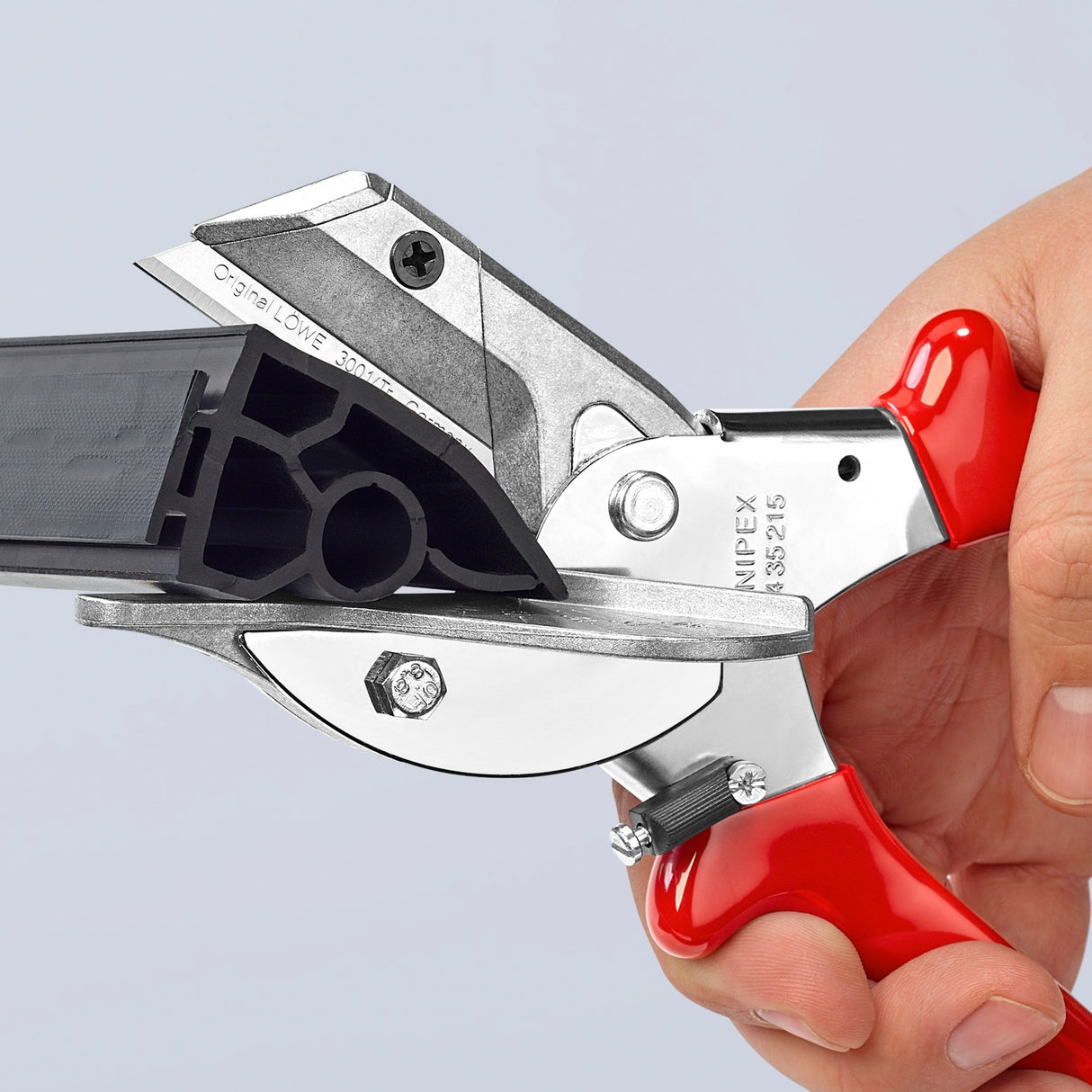 Knipex 94 35 215 Gehrungsschneider für Kunststoff- und Gummiprofile