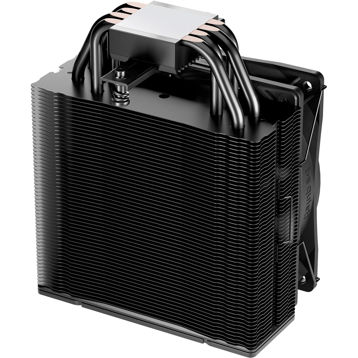 Ruhig sein! Pure Rock 3 Black CPU-Kühler (Schwarz, 4-Pin-PWM-Lüfteranschluss)