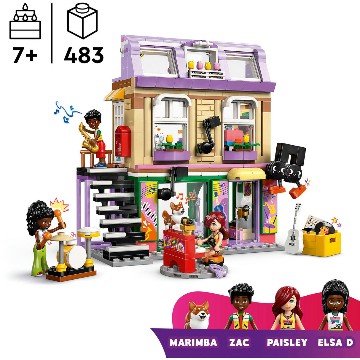 Lego Friends 42653 Musikladen und Wohnung