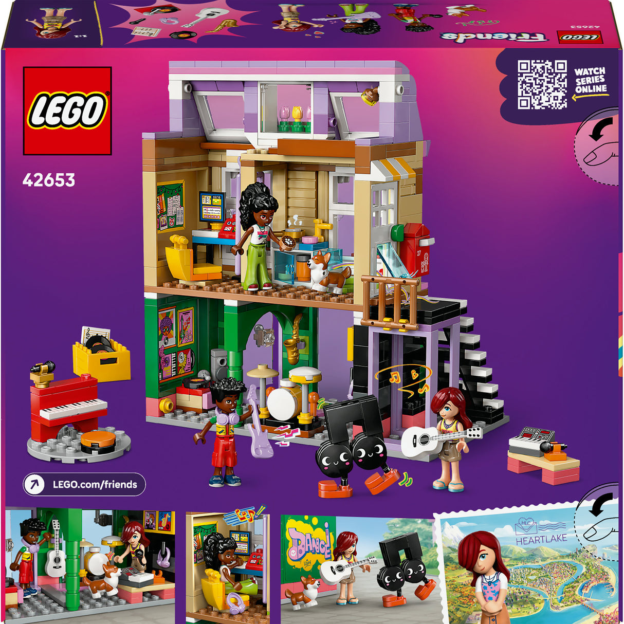 Lego Friends 42653 Musikladen und Wohnung