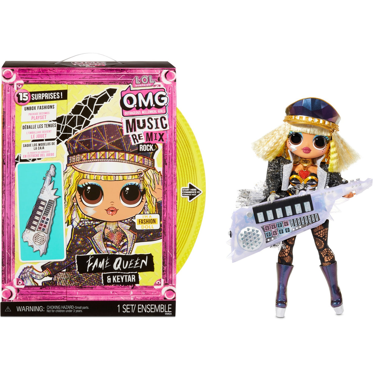 Mga Unterhaltung lol. Überraschung! OMG Remix Rock – Fame Queen und Keytar Pop