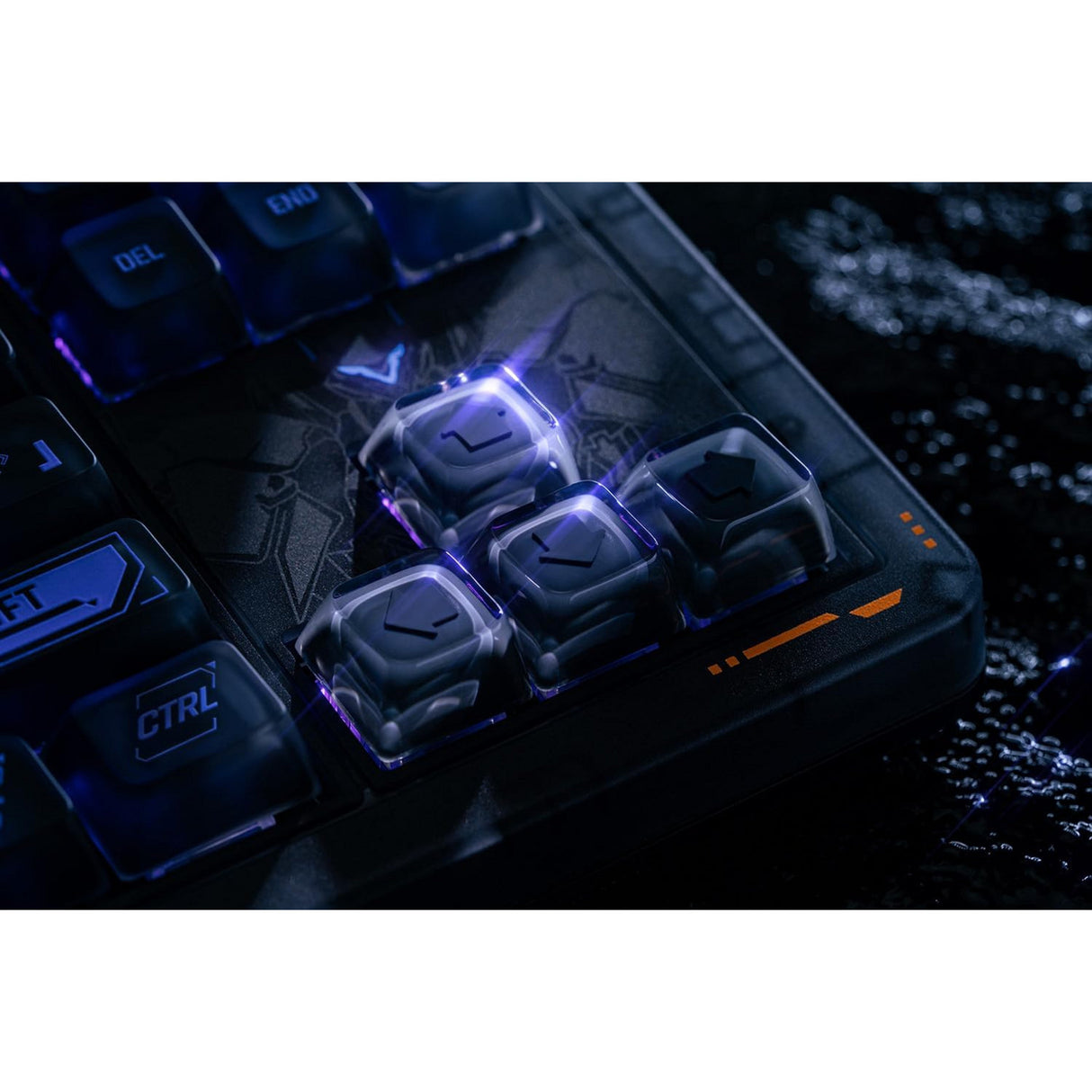 8bitdo retro 87 mechanical keyboard - mecha break (zwart, us lay-out (qwerty), kailh box jellyfish pro glaze, 80% (tkl), abs keycaps, hot-swap, bluetooth le 5.0, wireless 2.4ghz, usb)
