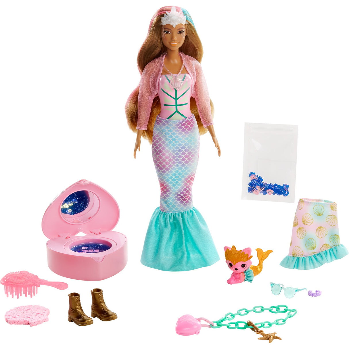 Mattel Farbe enthüllen Fantasy Fashion Mermaid