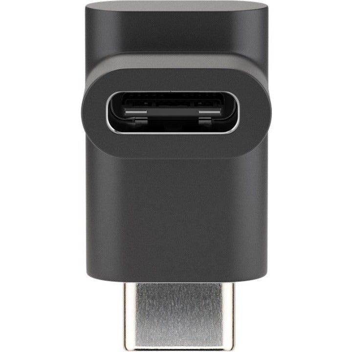 Goobay Adapter USB-C Anschluss > USB-C Stecker, 90° (schwarz)