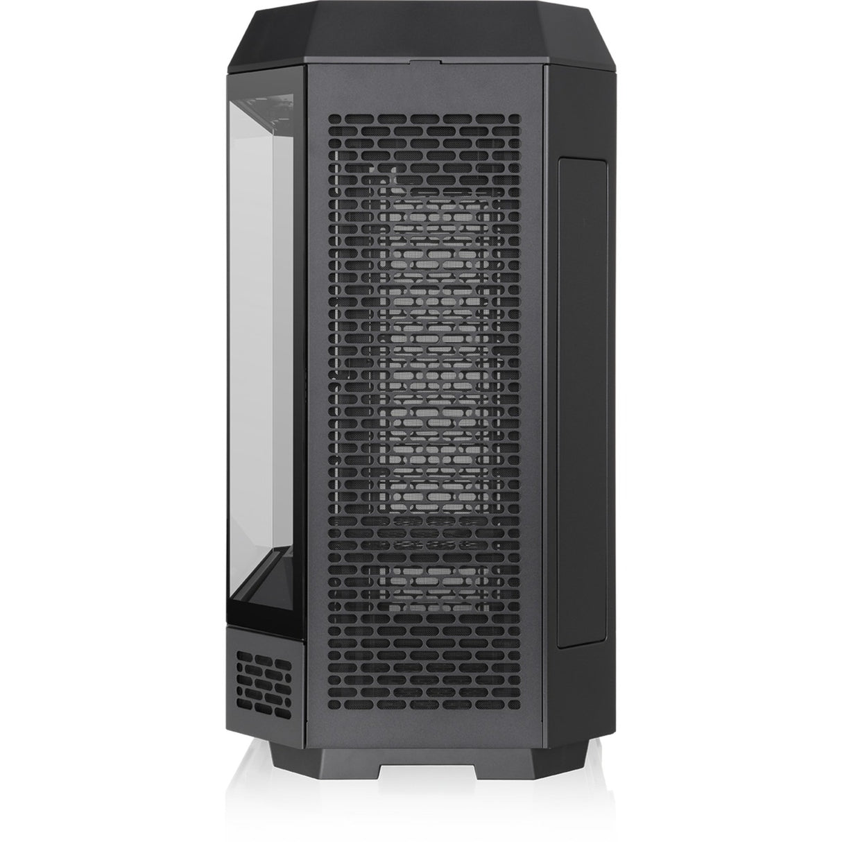 Thermaltake the tower 600 midi tower behuizing (zwart | 4x usb-a | 1x usb-c | tempered glass)