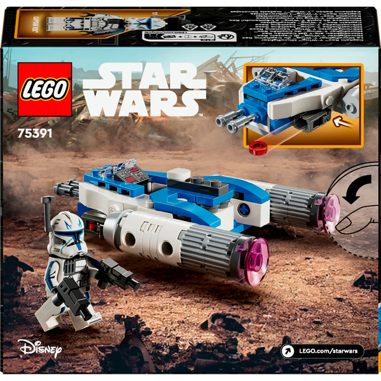 Lego Star Wars 75391 Kapitän Rex Y-Wing Mikrofwer
