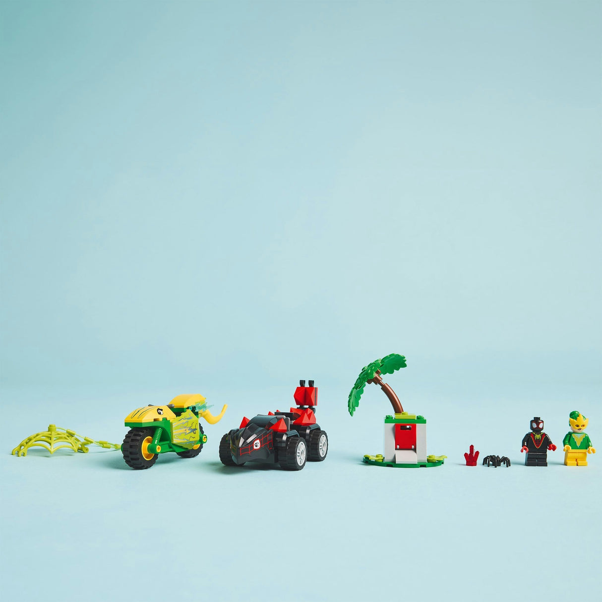 Lego Spidey 11198 Spinne und Elektro-Verfolgungsjagd mit Dinosaurierfahrzeugen