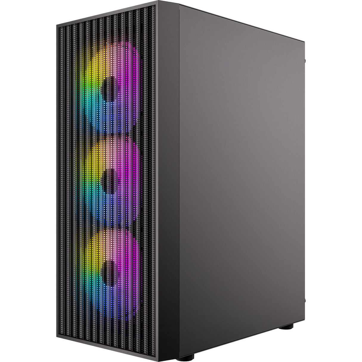 Antec Ax27 RGB Elite Midi-Tower-Gehäuse (schwarz | 3x USB-A | gehärtetes Glas)