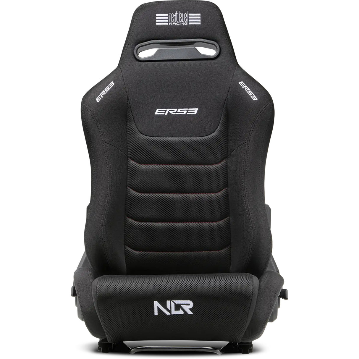 Next Level Racing ERS3 Elite Liegesitz – Stoff Simaero Mesh Edition Rennstuhl (schwarz)