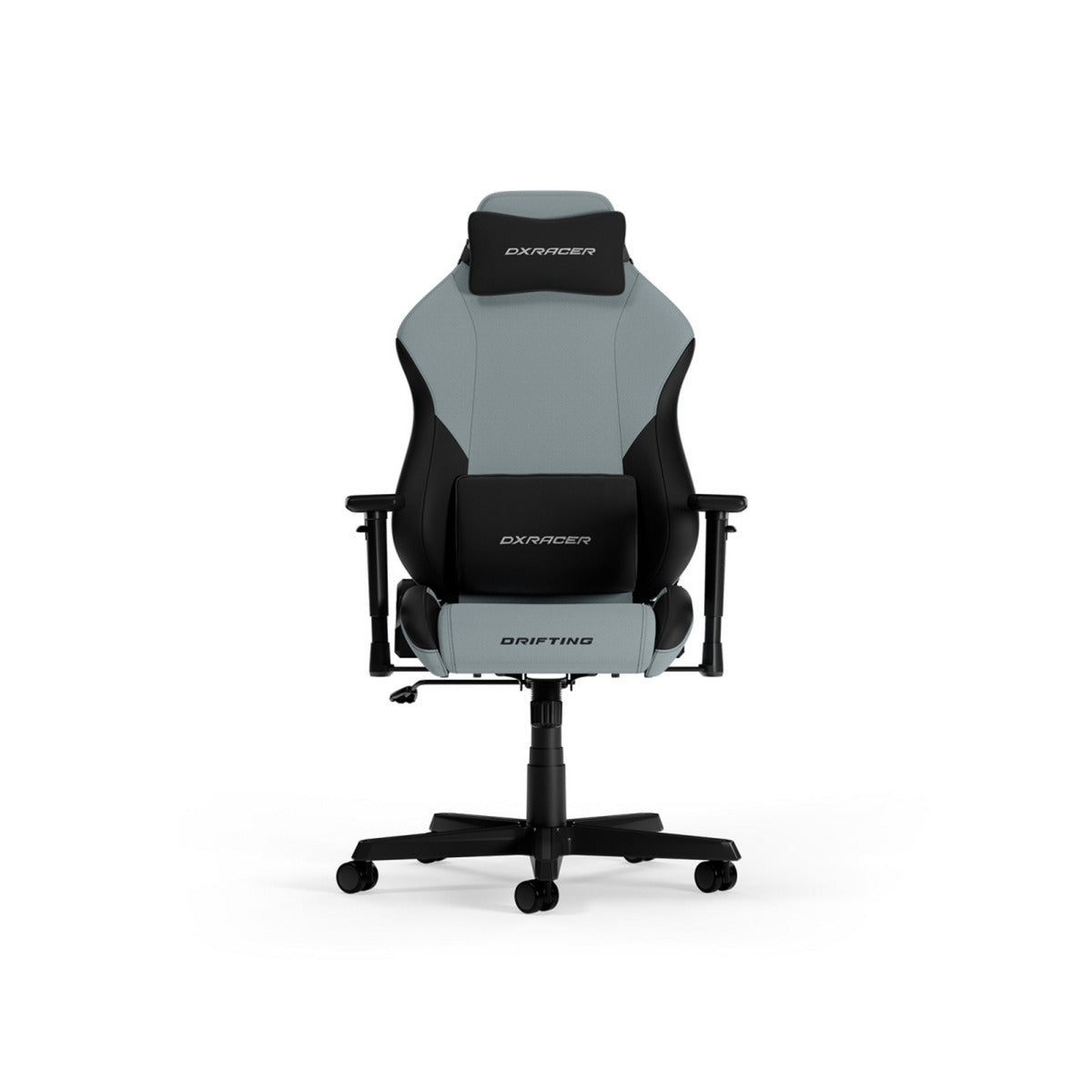 Dxracer drifting l cyan black fabric gamestoel (blauwgrijs zwart)