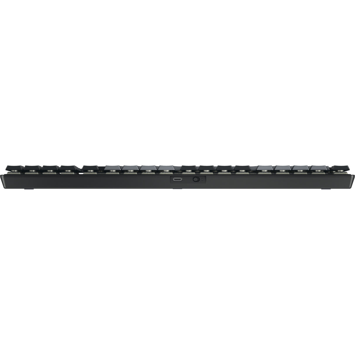 Cherry KW 550 MX LP, Tastatur (Schwarz, US-Layout, MX Low Profile 2.0 Elfenbein, 96 %, weiße LED, PBT-Tastenkappen)