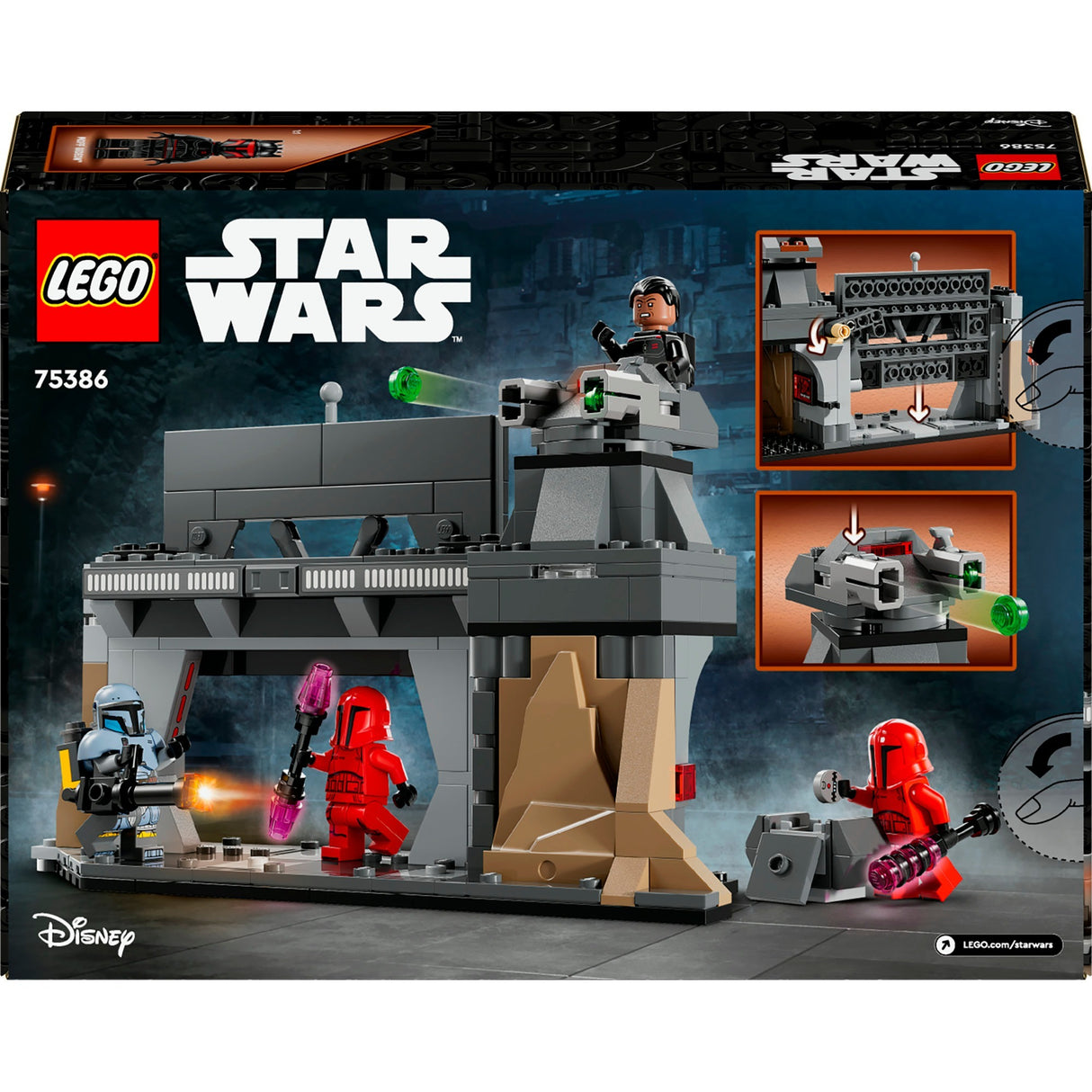 Lego Star Wars 75386 Paz Vizsla und Moff Gideon Duell