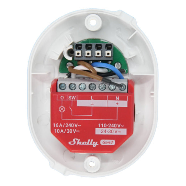 Shelly button add-on schakelaar (wit)
