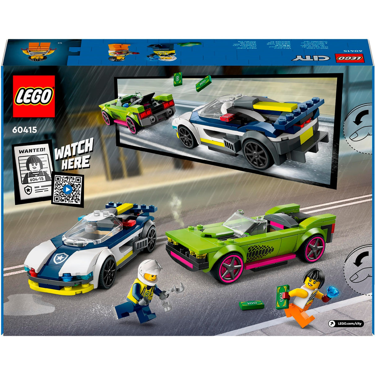 Lego Lego City 60415 Polizeiauto und schnelle Verfolgung des Autos