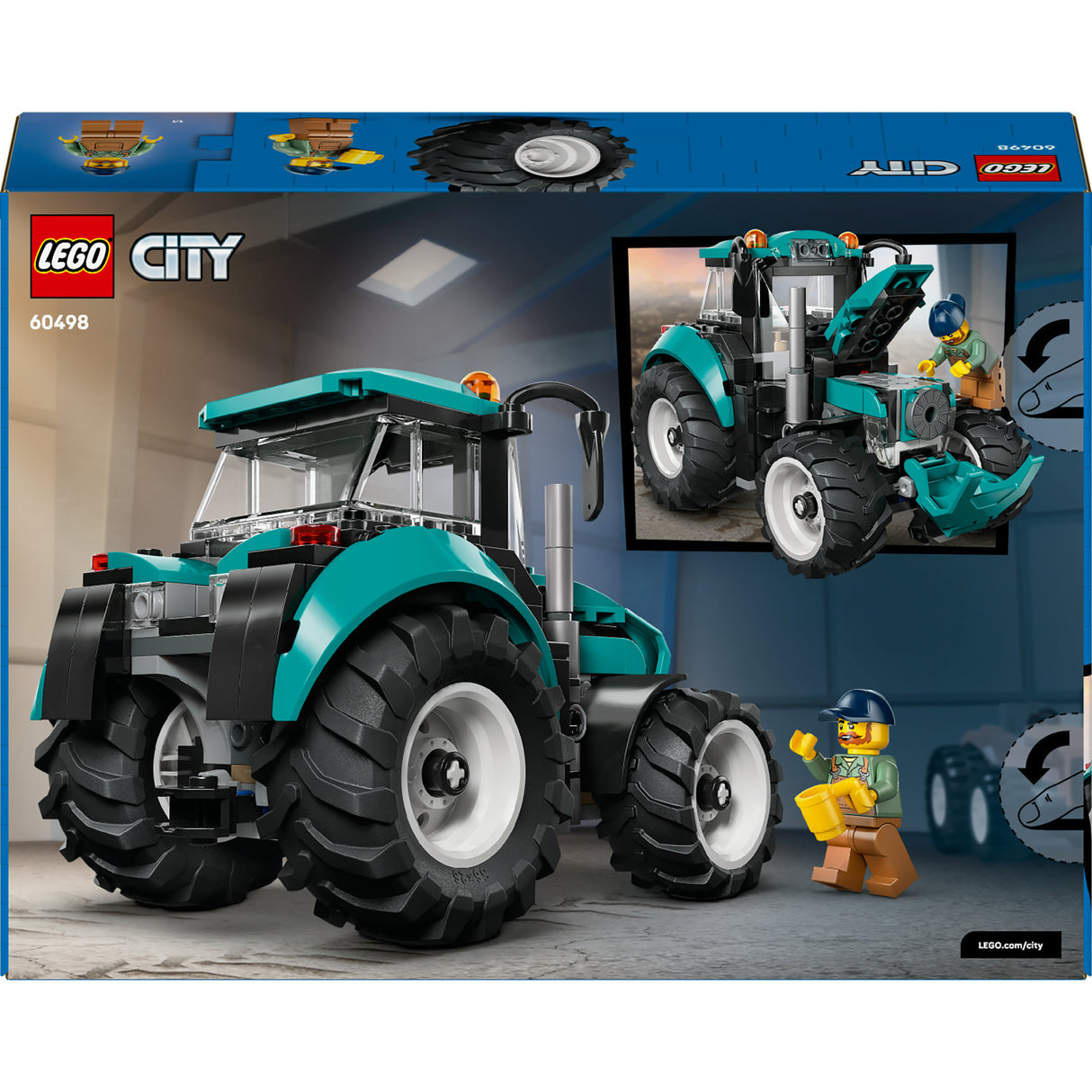 Lego City – Traktor-Bauspielzeug (60498)