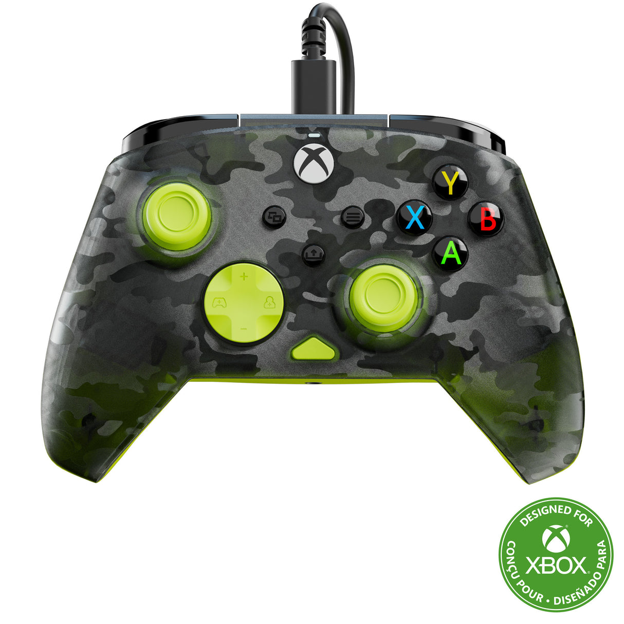 Turtle Beach Rematch Core Wired Controller (Schwarz Gelb, Xbox Series X|S, Xbox One, PC)