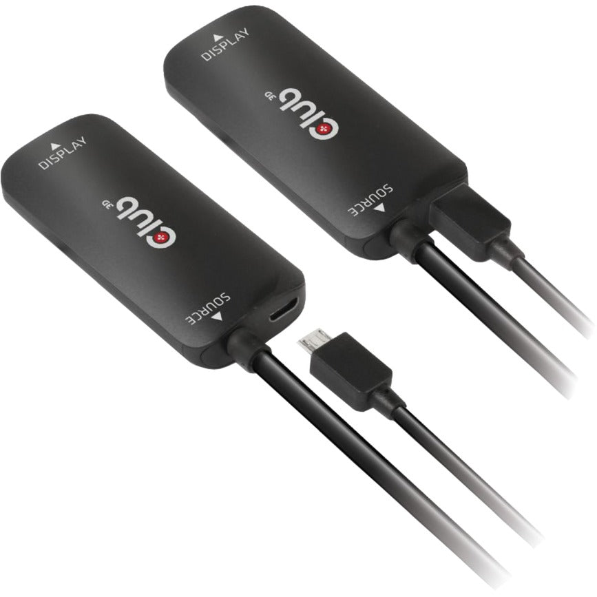 Club 3D HDMI+ Micro USB auf USB-C Adapter (schwarz)