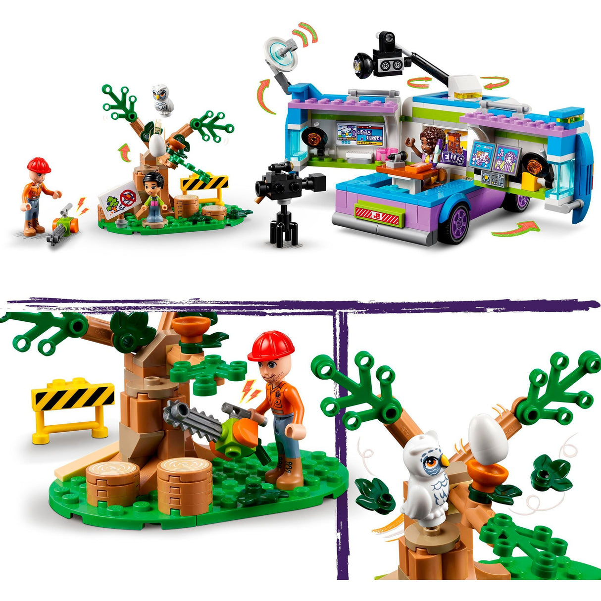 Lego Friends – Bauspielzeug „News Van“ (41749)