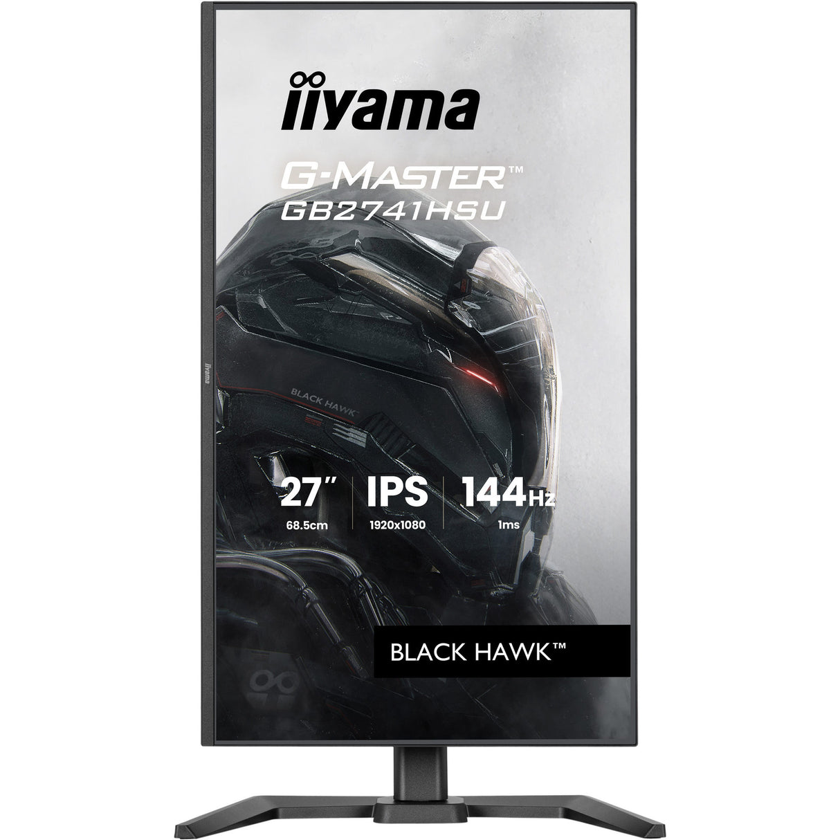 Iiyama G-Master Black Hawk GB2741HSU-B1 27 Gaming-Monitor (schwarz, HDMI, DisplayPort, 2x USB-A, USB-B, 144 Hz)