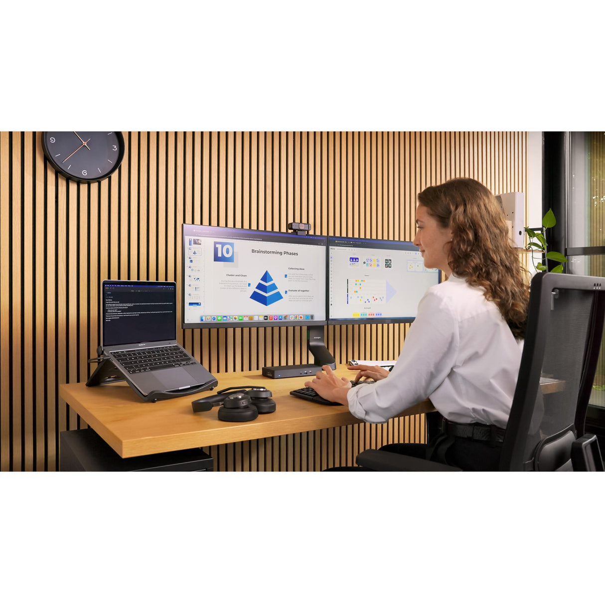Kensington Pro Fit Ergo KB675 EQ TKL wiederaufladbare Tastatur (schwarz, EU-Layout (QWERTY), Membran, 80 % (TKL), Bluetooth, 2,4 GHz)