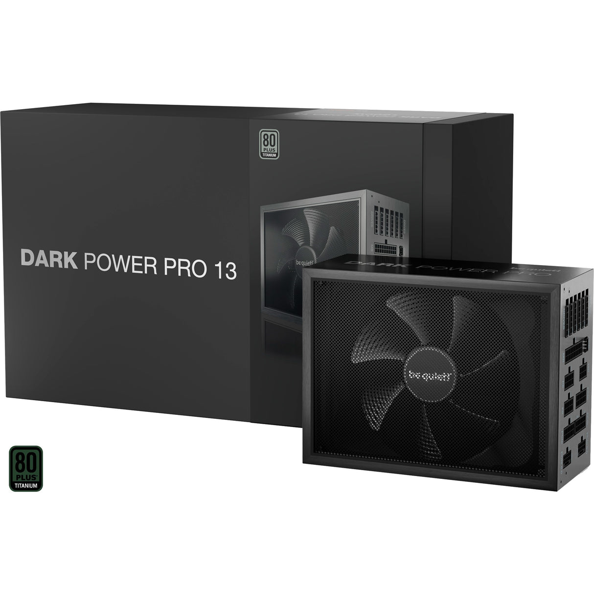 Ruhig sein! Dark Power Pro 13 modulares 1300-Watt-Netzteil (schwarz, 2x 12VHPWR, 6x PCIe)