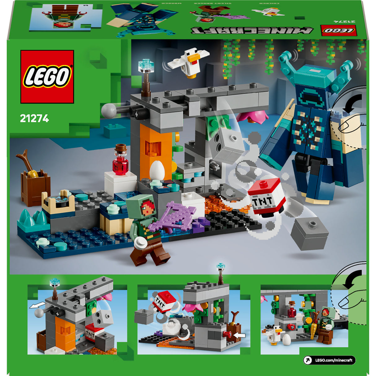 Lego Minecraft 21274 das Treffen mit dem Vorgesetzten