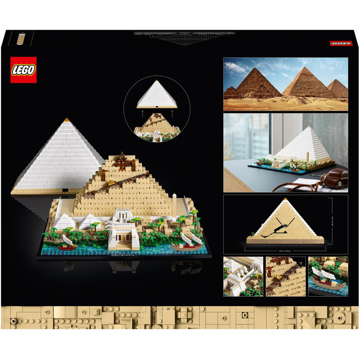 Lego-Architektur – Bauspielzeug Große Pyramide von Gizeh (21058)