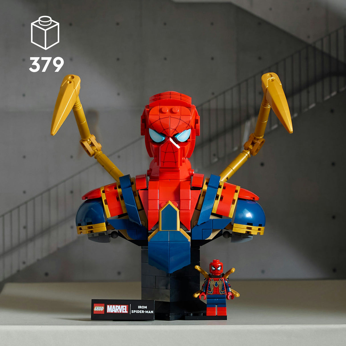 Lego Superhelden 76326 Iron Spider-Man-Büste