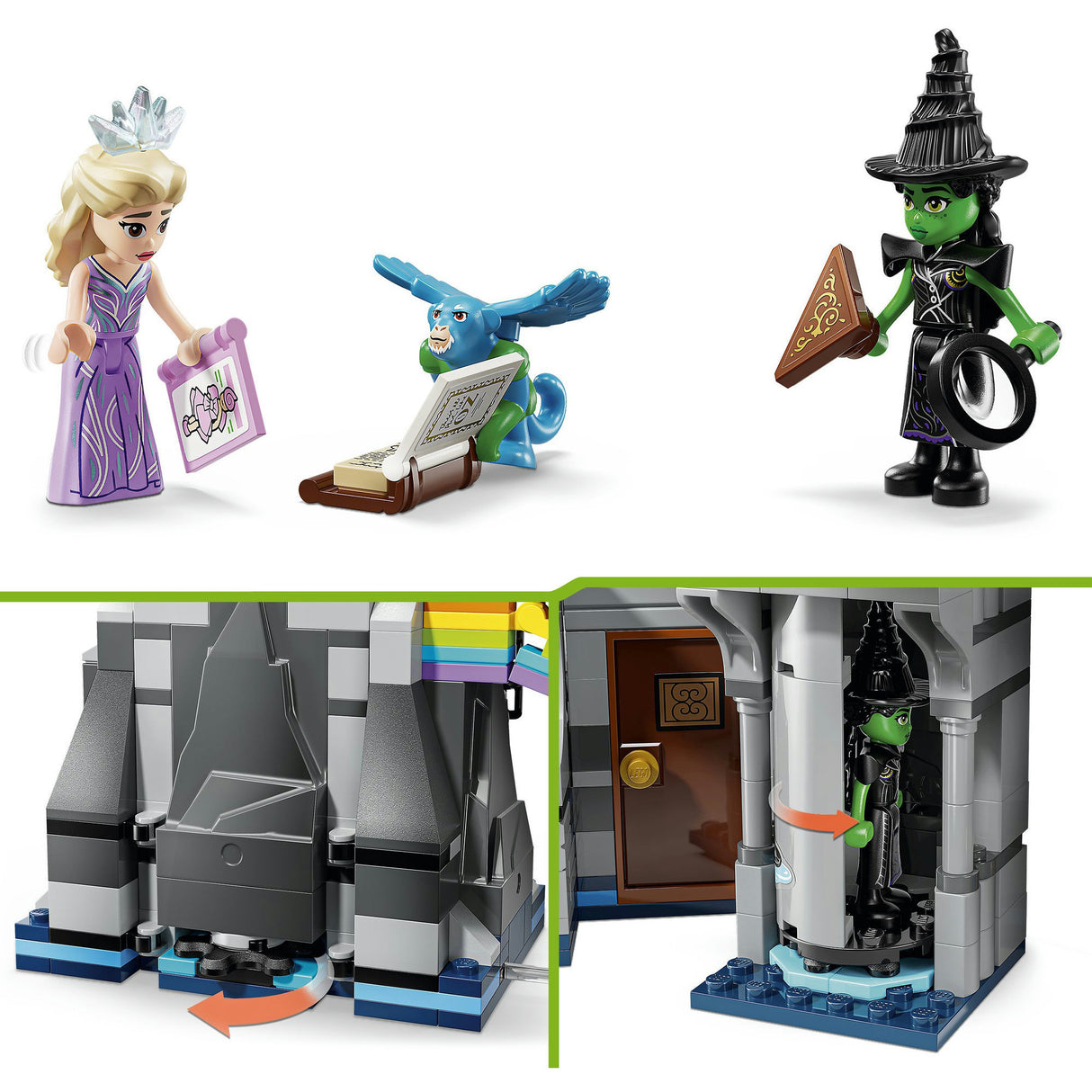 Lego 75689 „Wicked Emerald City und Kiamo Ko Castle“.