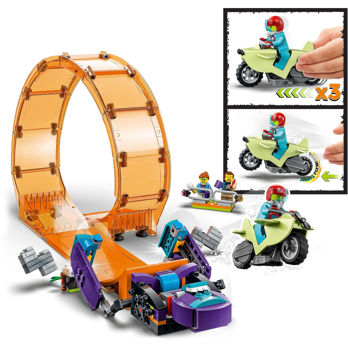Lego City – Schimpansen-Stunt-Looping-Konstruktionsspielzeug (60338)