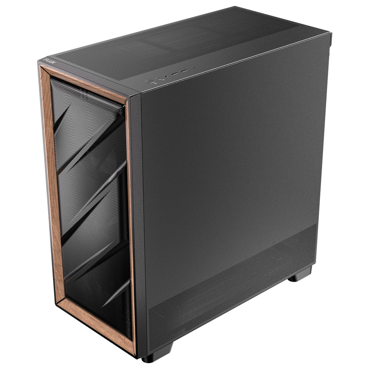 Antec Flux Se Midi-Tower-Gehäuse (schwarz | 2x USB-A | 1x USB-C)