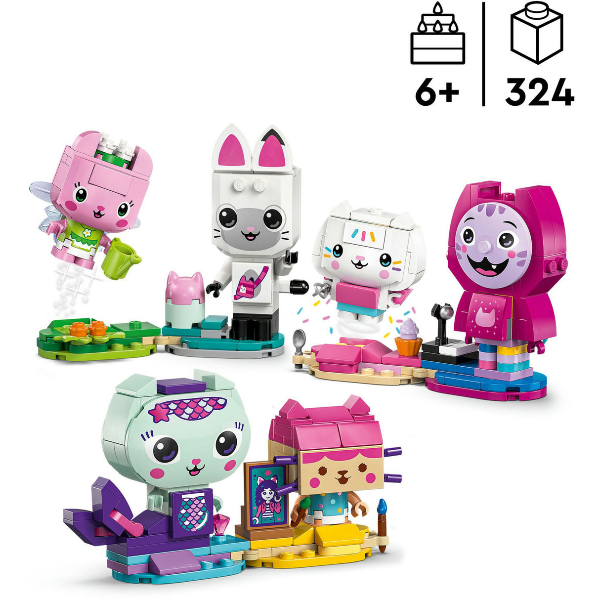 Lego Gabbys Puppenhaus 11215 Gabbys baubare Katzenfreunde